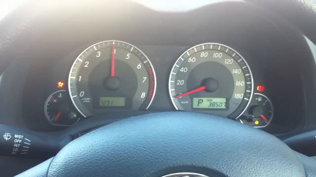 2007 Toyota CorollaFielder 1.5 X NZE141G speedometer смотреть онлайн