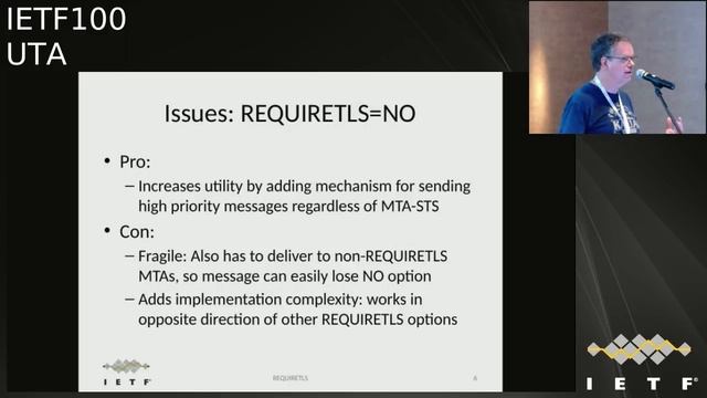 IETF100-UTA-20171115-1330 смотреть онлайн