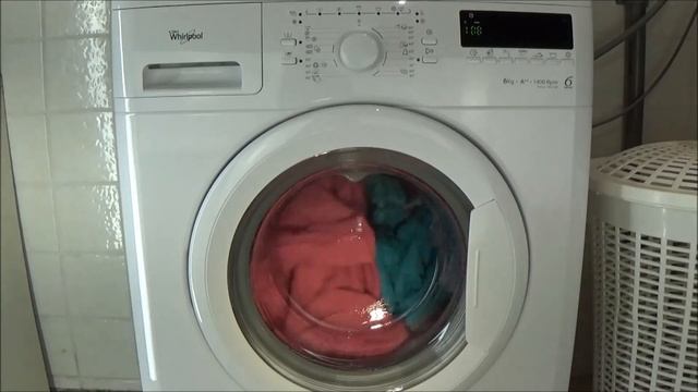 Whirlpool Primo 1406 UM, cotton 40 °C intensive rinse program washing machine, test lavadora #201 смотреть онлайн