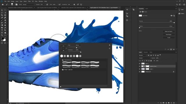 How to create Shoe Liquid Splash effect in Photoshop. iLLPhoCorPhics смотреть онлайн