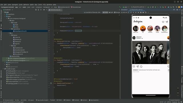Tutorial Instagram Clone Ep. 11 - Android | Kotlin | Jetpack Compose (Android Studio) смотреть онлайн