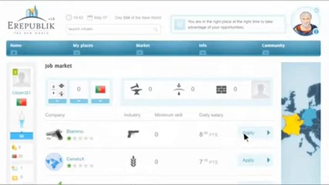 eRepublik Video Tutorial English смотреть онлайн