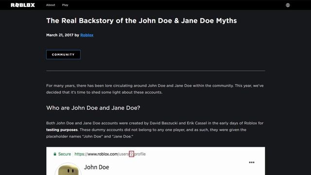 Happy John Doe Day! March 18th! (ROBLOX) смотреть онлайн