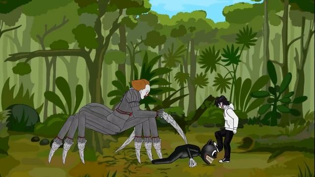 Cartoon Cat vs Jason Voorhees, SLENDERMAN, Michael, IT Pennywise, Freddy, Leatherface, Jeff [Dc2] смотреть онлайн