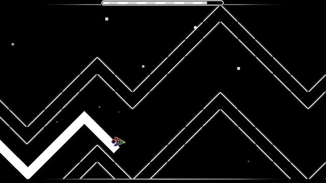 моё первое видео на компьютере geometry dash, wave challenge смотреть онлайн