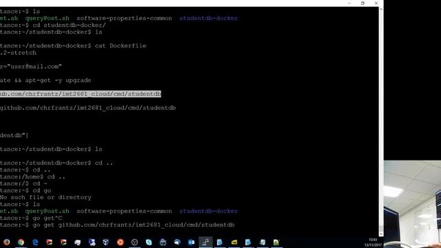IMT2681 - Cloud Computing (Dockerising your first Go Application, Part 2) смотреть онлайн