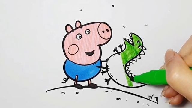 peppa pig drawing and painting смотреть онлайн