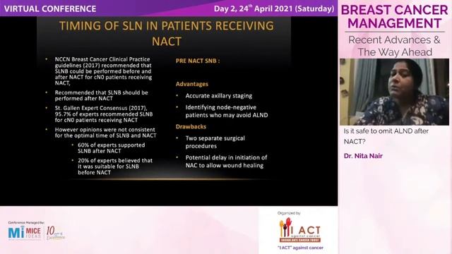 Part 2 - Session 2 - Surgery for Breast Cancer : A look at some new concepts смотреть онлайн