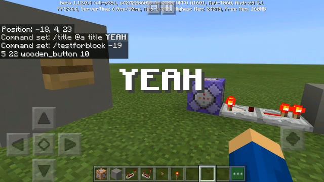 Wireless Button using Command block Tutorial | Minecraft Pe смотреть онлайн