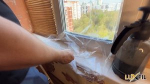 Краткая инструкция по наклеиванию пленки на окна.