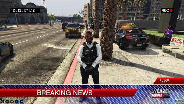 Kanji Blade with Weazel news. GTA V RP смотреть онлайн