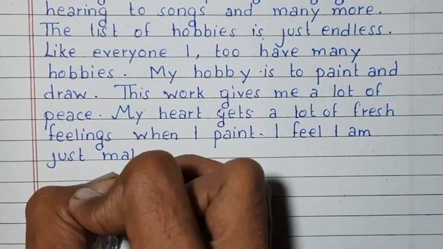 Write a short essay on My Hobby | Essay Writing | English смотреть онлайн