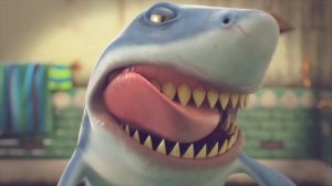 известная игра про акулы как чистит свои острые как бритва зубы