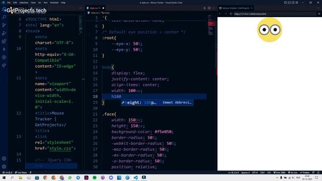 Create a Cursor Tracker using HTML, CSS and JavaScript | Full Tutorial смотреть онлайн