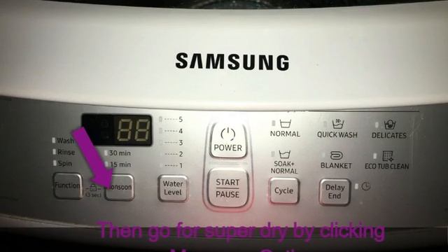 How To Super Dry Cloths In Rainy And Winter Season Using Samsung  6.5kg Automatic Washing Machine