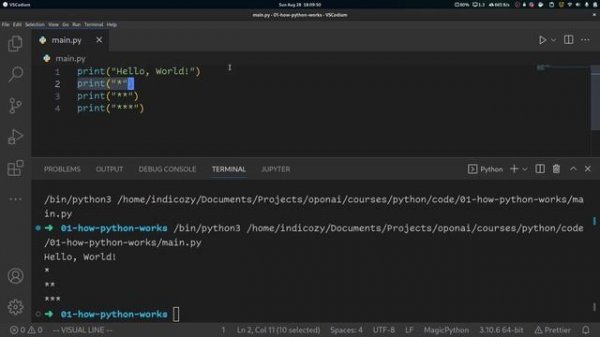 Основы Python: 01 03 Как работает Python