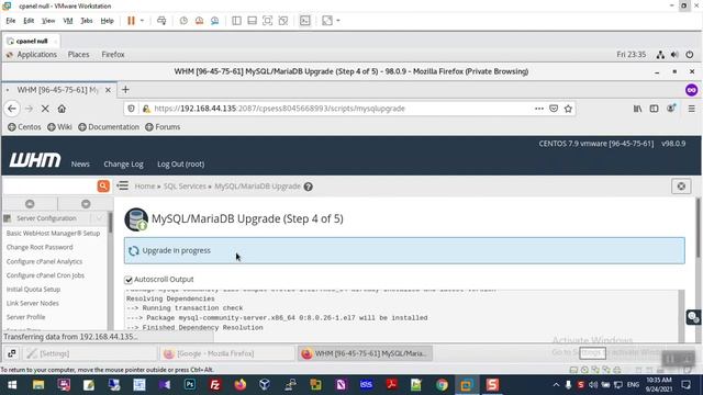 cpanel null 98 0 9+upgrade+update db+update clamav смотреть онлайн