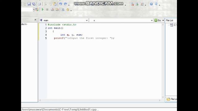 Write a C program that accepts two integers from the user and calculate the sum of the two integers смотреть онлайн
