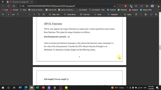(1) JSP Expression Language (EL) смотреть онлайн