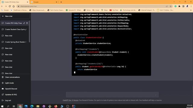 Spring-boot Restful API in 3 minutes using ChatGpt @amigoscode @Java.Brains#chatgpt #openai #code смотреть онлайн