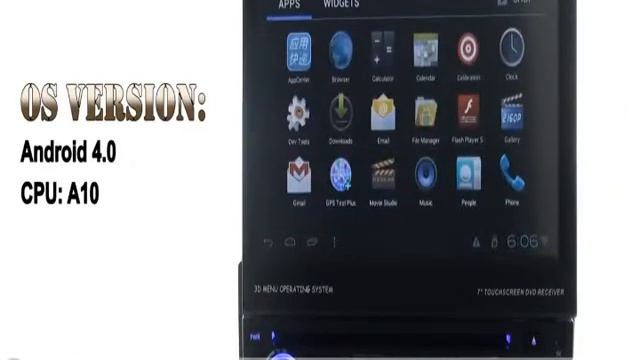 1DIN Android медиацентр 7' тачскрин, GPS, DVB T смотреть онлайн