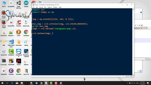 Xử lý ảnh với OpenCV python - Bài 7 - Tách một đối tượng có màu quy định ra khỏi bức ảnh смотреть онлайн