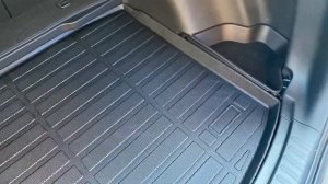 Коврик 3D-LUX в багажник для Honda CR-V 5го поколения (Нижний+ Два элемента по бокам)