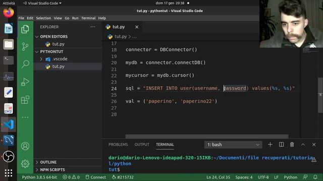 python 20: prepared statement in Python смотреть онлайн