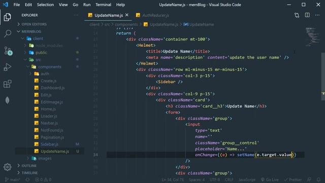 MERN Stack Tutorial #33 Update Name UI [Urdu/Hindi] смотреть онлайн