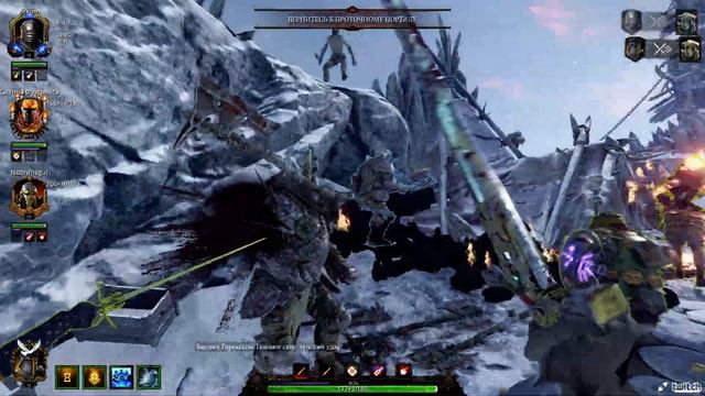 Еще один рандомчик для вас! Ката, Twitch mod, карта "Проточный портал". Warhammer Vermintide 2 смотреть онлайн