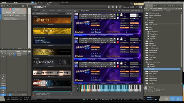 Checking Out Broadway LITES From Fable Sounds!