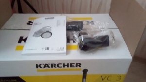 Распаковка — Пылесос Karcher VC 3 Premium