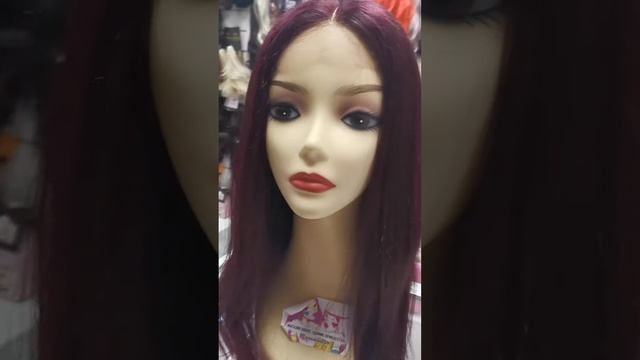 Парик из натуральных европейских волос на полной сеточке в необычном сочном оттенке ?Парик из натур смотреть онлайн