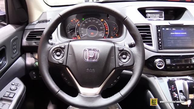 2016 Honda CRV Diesel - Exterior and Interior Walkaround - 2016 Geneva Motor Show смотреть онлайн