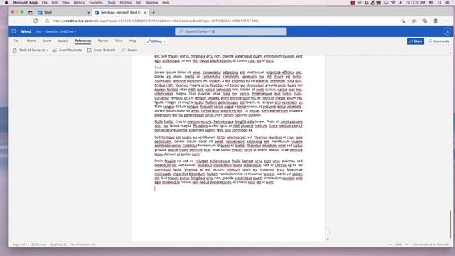 Word Online Quick Video: Inseting table of contents смотреть онлайн