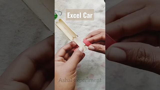 Life hacks cool science project how to make Excel Car using dc moter смотреть онлайн