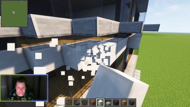 Как построить КРУГЛЫЙ НЕБОСКРЁБ в МАЙНКРАФТ I MINECRAFT - ГАЙД смотреть онлайн