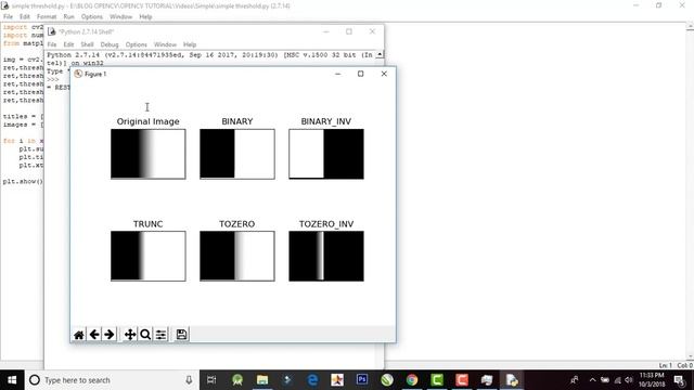 Simple Thresholding with OpenCV Python смотреть онлайн