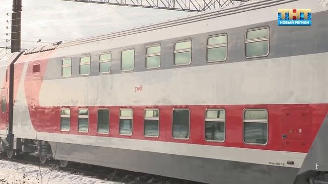 Двухэтажный поезд в Ижевске смотреть онлайн