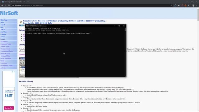 Comment récupérer sa clé d'activation Windows 10 / 11 смотреть онлайн
