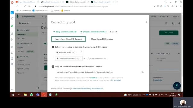 Grupo 4 conexión de mongoDB atlas con robo 3T, compass y studio 3T смотреть онлайн