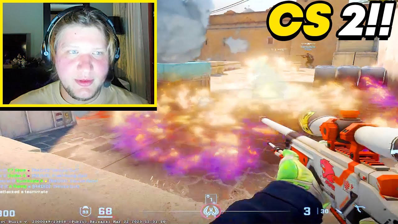 СИМПЛ ИГРАЕТ СВОЙ ПЕРВЫЙ МАТЧ В КС 2 ! смотреть онлайн