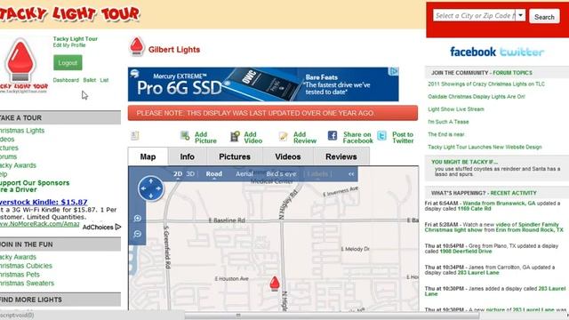 How to get driving directions to see Christmas lights? - Tacky Light Tour смотреть онлайн