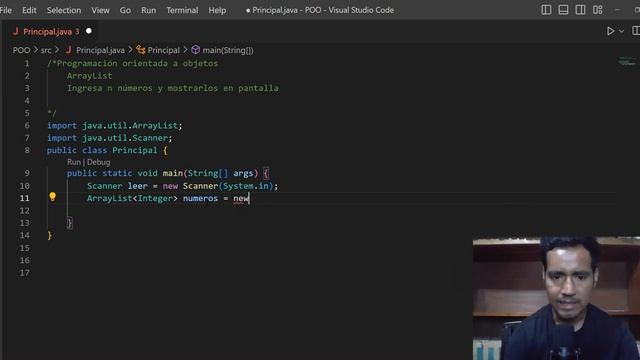 ArrayList - Ingresar n números y mostrarlos en pantalla en Java смотреть онлайн