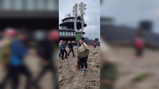 Гора Снежка, 1603метра над уровнем моря! ⛰️ смотреть онлайн