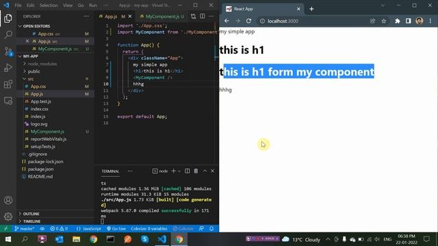 React Js Functional Components ✅ [ useState Hook and Props ]? смотреть онлайн
