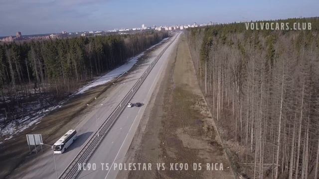 Тест разгона Volvo xc90 T5 Polestar, T5 Stok, D5 RICA смотреть онлайн