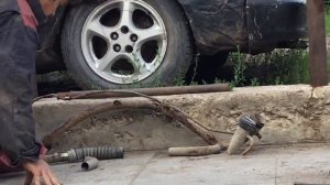 Меняем гнилое на старое замена горловины бензобака РАВ4 3часть