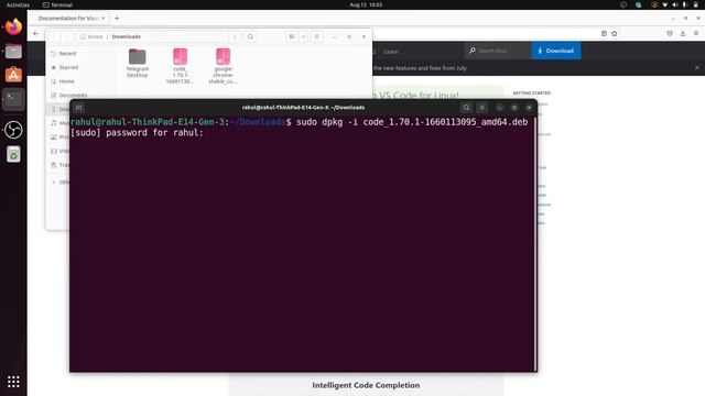 Install visual studio code on Ubuntu 22.04 LTS смотреть онлайн