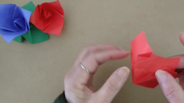 Origami Bougainvillea / Triangle plum/ 3-petal Flower 折纸三角梅(V3) смотреть онлайн